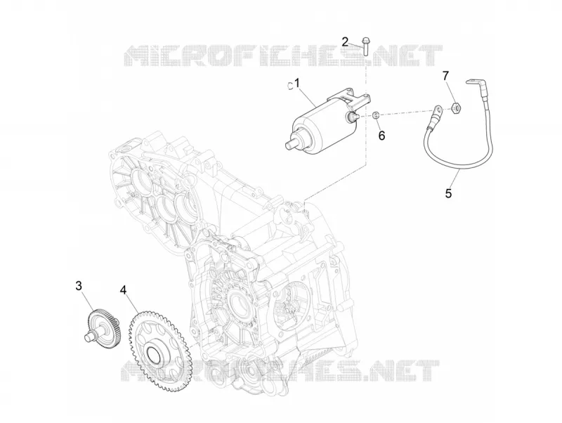 Démarrage - Démarrage électrique VESPA VESPA-SCOOTER 300 GTV 2020  GTV 300 HPE SEI GIORNI ie Euro 5 ABS