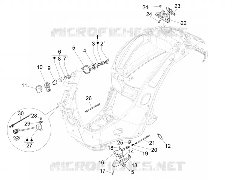SERRURES VESPA VESPA-SCOOTER 125 PRIMAVERA 2021  Primavera 125 4T 3V ie Euro 5 ABS