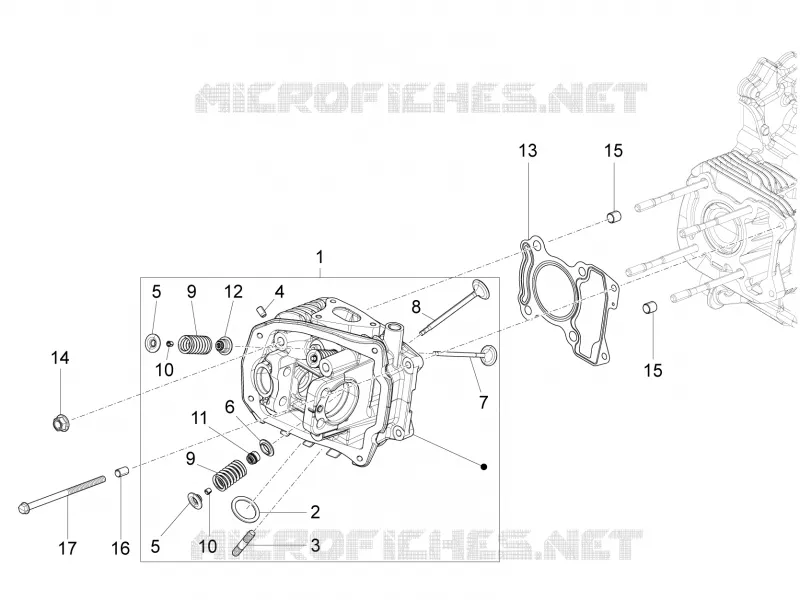 CULASSE - SOUPAPES VESPA VESPA-SCOOTER 150 PRIMAVERA 2021  Primavera 150 Euro 5 ABS