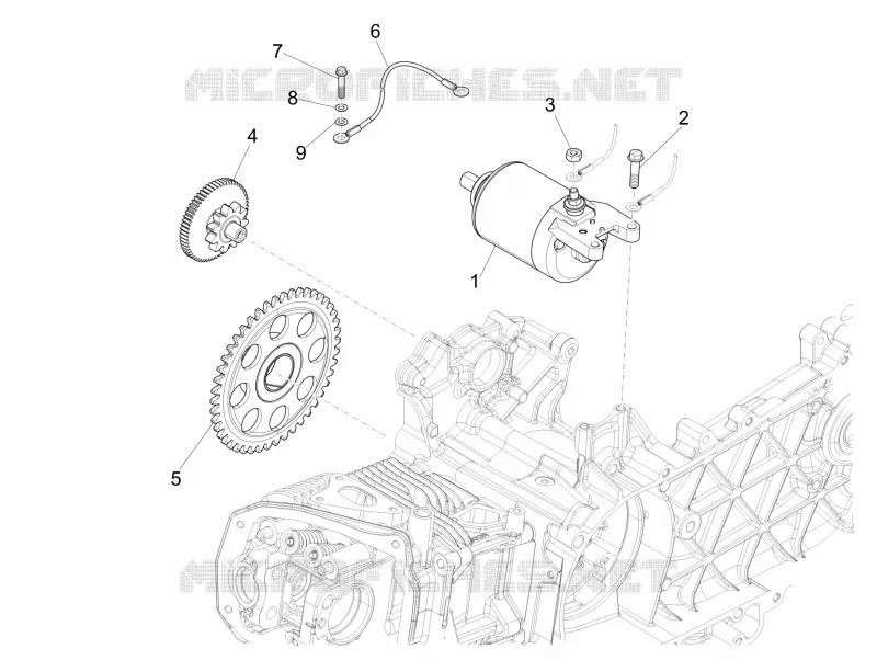 Démarrage - Démarrage électrique VESPA VESPA-SCOOTER 150 PRIMAVERA 2020  Primavera 150 Euro 5 ABS