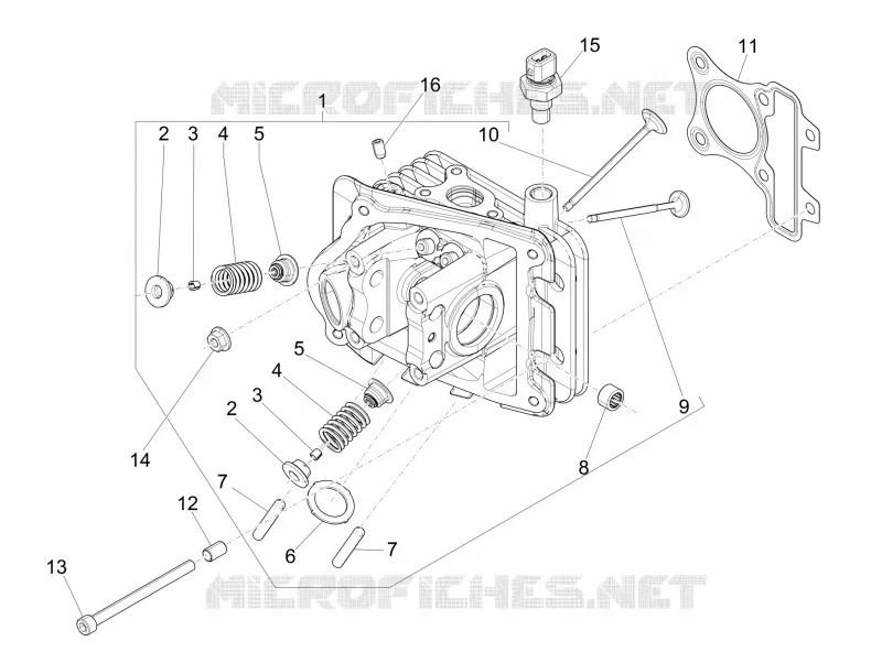CULASSE - SOUPAPES VESPA VESPA-SCOOTER 50 PRIMAVERA 2021  Primavera 50 Euro 4
