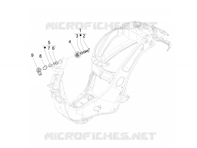 SERRURES VESPA VESPA-SCOOTER 50 PRIMAVERA 2020  Primavera 50 Euro 4