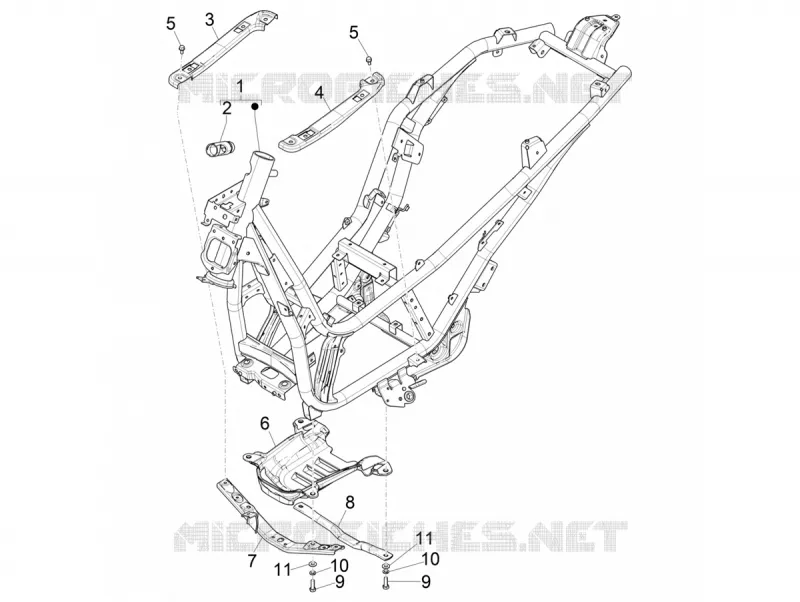 Châssis/coque PIAGGIO PIAGGIO-SCOOTER 310 BEVERLY 2025  Beverly 310 E5+ Classic - Sport