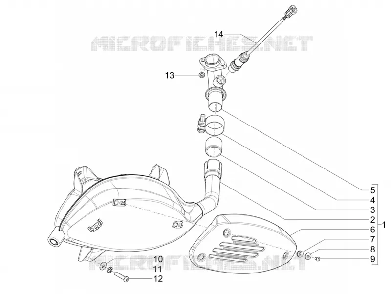 ECHAPPEMENT VESPA VESPA-SCOOTER 300 GTS 2021  GTS 300 Super HPE 4T 4V ie Euro 5 ABS