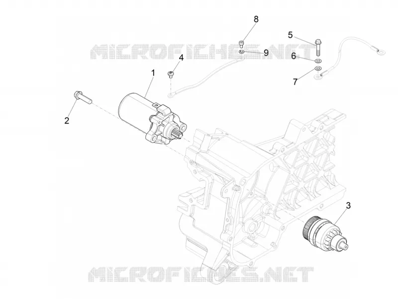 Démarrage - Démarrage électrique VESPA VESPA-SCOOTER 50 PRIMAVERA 2022  Primavera 50 4T 3V Euro 5
