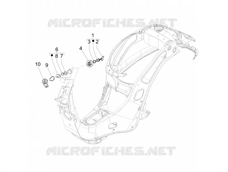 SERRURES VESPA VESPA-SCOOTER 50 PRIMAVERA 2023  Primavera 50 4T 3V Euro 5