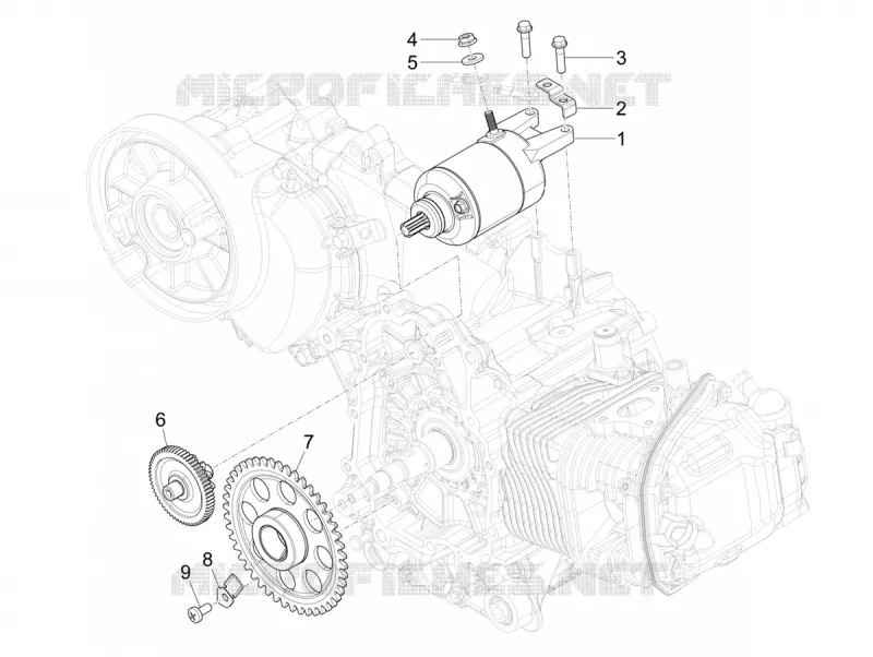 Démarrage - Démarrage électrique VESPA VESPA-SCOOTER 125 PRIMAVERA 2024  Vespa Primavera 125 Batik E5+