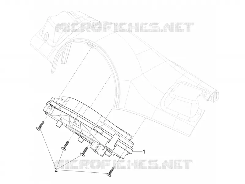 Groupe instruments - Cruscotto VESPA VESPA-SCOOTER 125 PRIMAVERA 2024  Vespa Primavera 125 Batik E5+