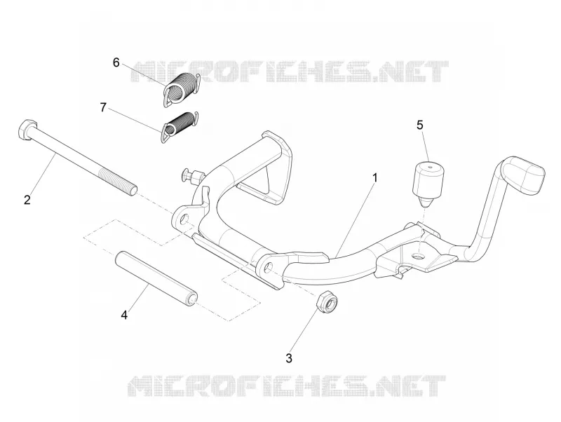 Béquille/s VESPA VESPA-SCOOTER 125 PRIMAVERA 2024  Vespa Primavera 125 E5+