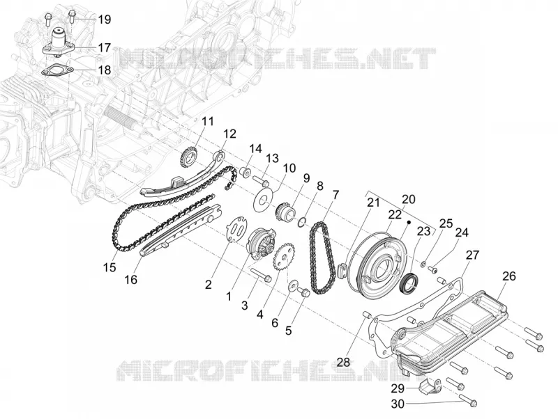 Pompe à huile VESPA VESPA-SCOOTER 125 PRIMAVERA 2024  Vespa Primavera 125 E5+