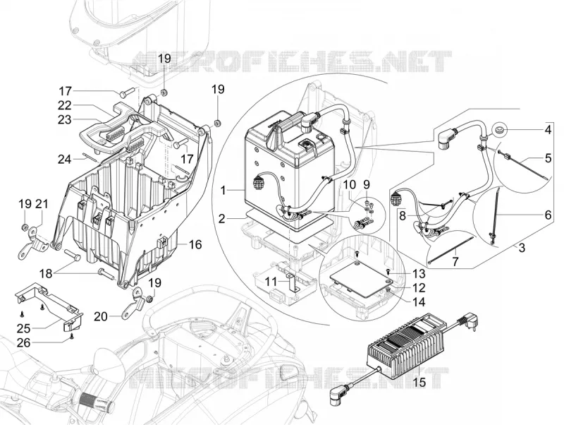Batteria di trazione VESPA VESPA-SCOOTER ELECTRIC PRIMAVERA 2023  Vespa Primavera Elettrica 45 Km/h