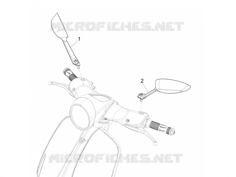 RETROVISEURS VESPA VESPA-SCOOTER 125 946 2023  Vespa 946 125 E5 10° Anniversario