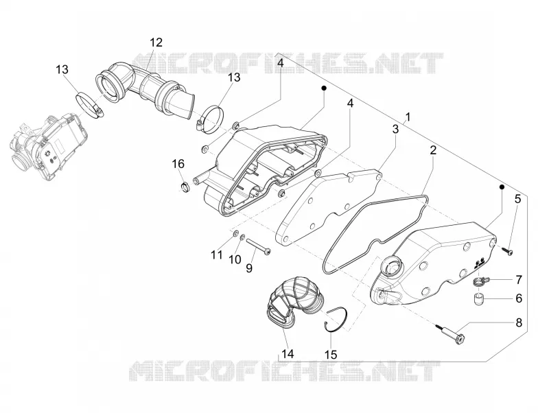 Filtre à air VESPA VESPA-SCOOTER 125 946 2024  Vespa 946 125 E5 11° Anniversario