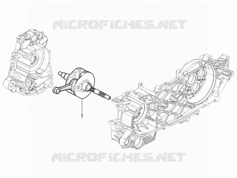 Vilebrequin PIAGGIO PIAGGIO-SCOOTER 350 BV 2015  BV 4T 4V ie E3 ABS