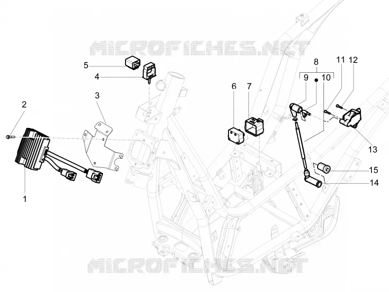 Régulateurs de tension - Centrales electroniques - Bobine H.T. PIAGGIO PIAGGIO-SCOOTER 350 BV 2017  BV ST 4T 4V ie E4 ABS