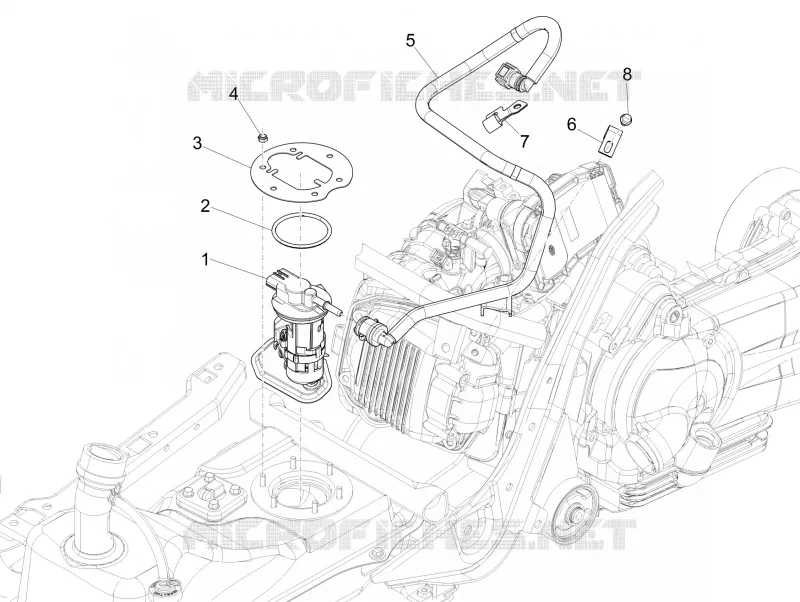 Serrures PIAGGIO PIAGGIO-SCOOTER 125 FLY 2014  Fly 4T/3V ie