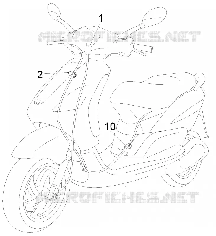 Transmissions PIAGGIO PIAGGIO-SCOOTER 125 FLY 2012  Fly 4T/3V ie E3 LEM