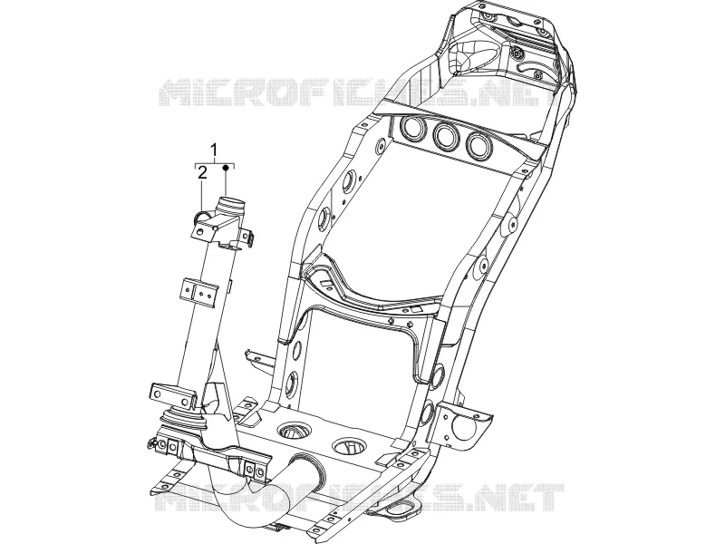 Châssis/coque PIAGGIO PIAGGIO-SCOOTER 125 FLY 2006  Fly 4T