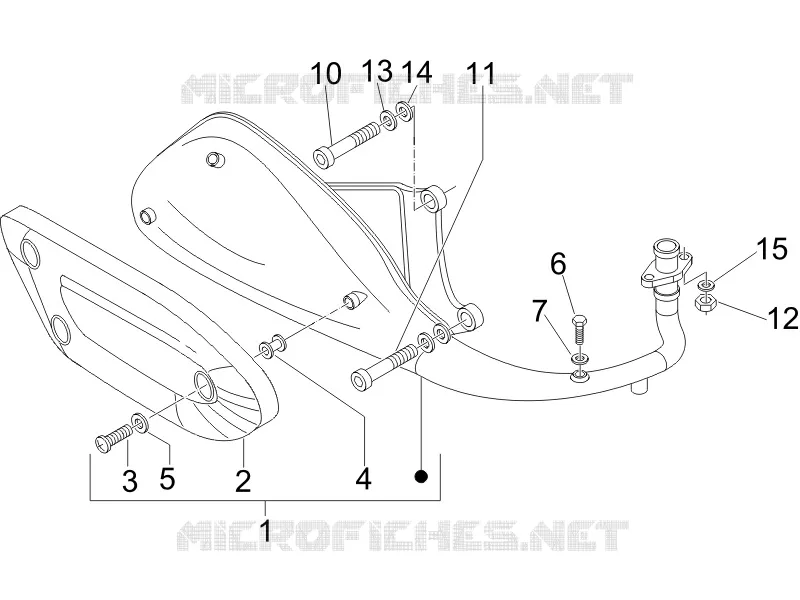 Silencieux PIAGGIO PIAGGIO-SCOOTER 125 FLY 2007  Fly 4T