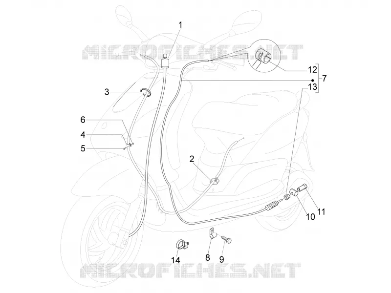Transmissions PIAGGIO PIAGGIO-SCOOTER 150 FLY 2007  Fly 4T