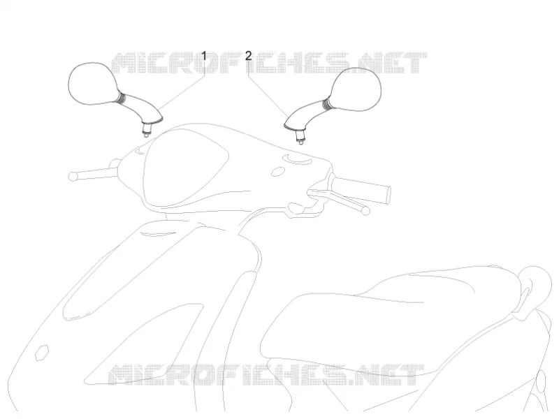 Rétroviseur/s PIAGGIO PIAGGIO-SCOOTER 150 FLY 2014  Fly 4T 3V ie