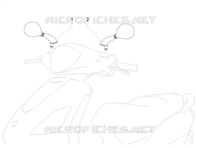 Rétroviseur/s PIAGGIO PIAGGIO-SCOOTER 150 FLY 2015  Fly 4T 3V ie