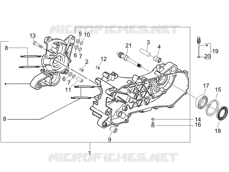 Carter PIAGGIO PIAGGIO-SCOOTER 50 FLY 2007  Fly 2T