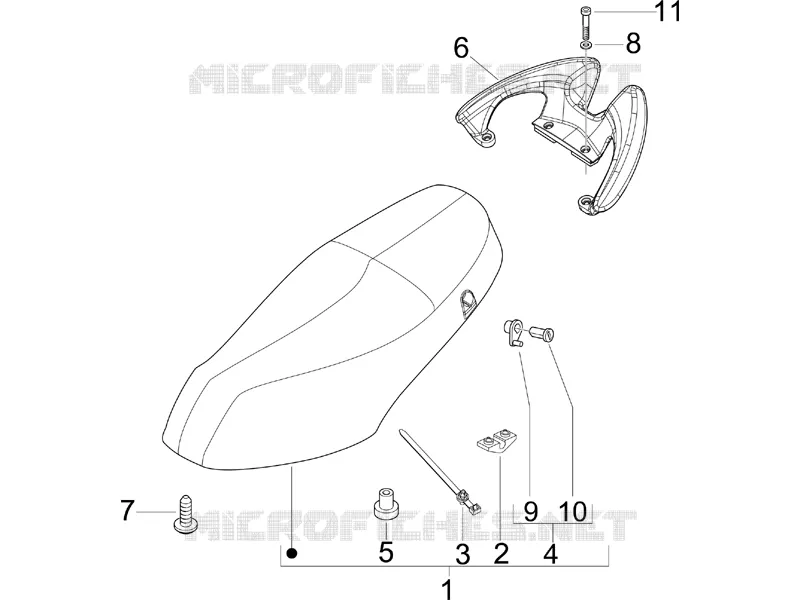 Selle/sieges PIAGGIO PIAGGIO-SCOOTER 50 FLY 2006  Fly 2T