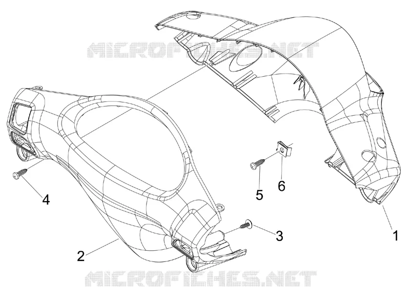 Couvertures guidon PIAGGIO PIAGGIO-SCOOTER 50 FLY 2010  Fly 4T (25-30Km/h)