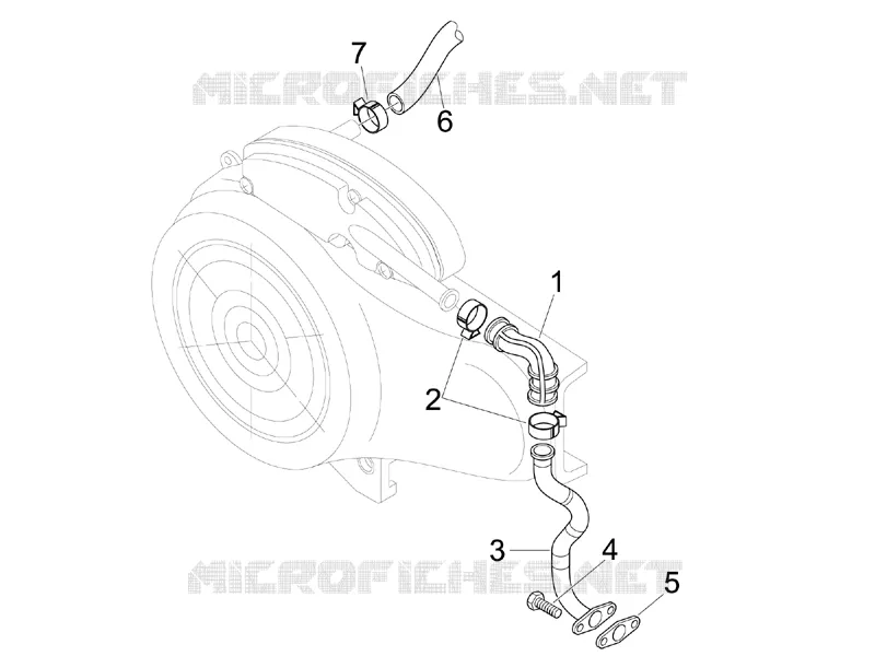 BOITE AIR SECONDAIRE PIAGGIO PIAGGIO-SCOOTER 50 FLY 2007  Fly 4T