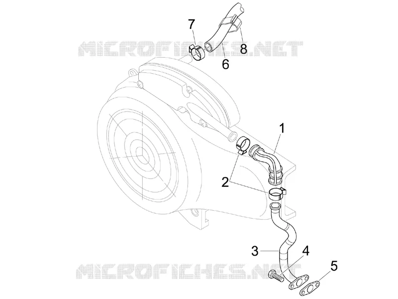 BOITE AIR SECONDAIRE PIAGGIO PIAGGIO-SCOOTER 50 FLY 2006  Fly 4T 2V