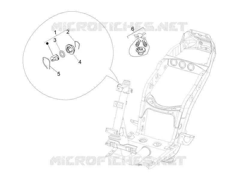 Serrures PIAGGIO PIAGGIO-SCOOTER 50 FLY 2014  Fly 4T 4V