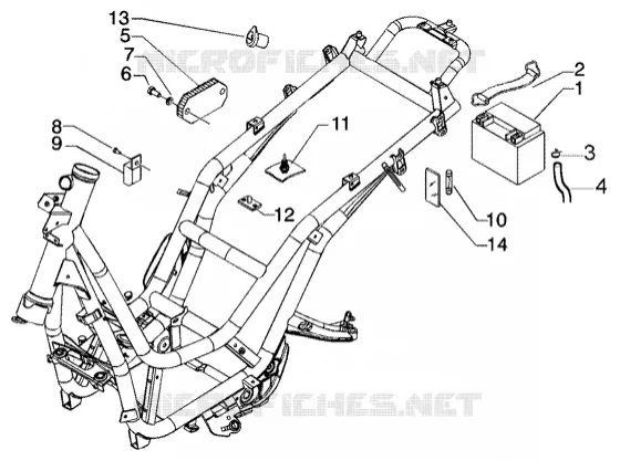 Dispositifs electriques - batterie PIAGGIO PIAGGIO-SCOOTER 125 BEVERLY Other year  Beverly RST
