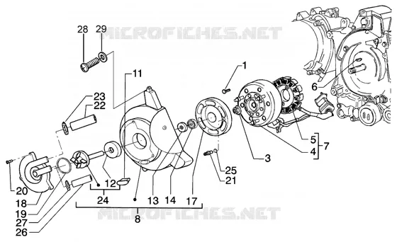 Volant magnetique PIAGGIO PIAGGIO-SCOOTER 200 BEVERLY Other year  Beverly