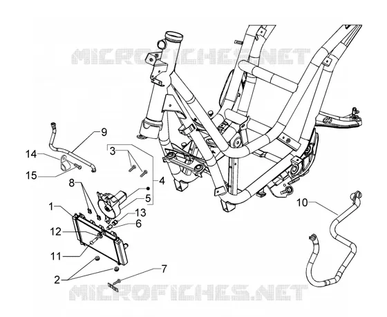 Electroventilateur PIAGGIO PIAGGIO-SCOOTER 500 BEVERLY Other year  Beverly
