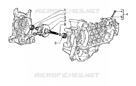 Crankshaft PIAGGIO PIAGGIO-SCOOTER 200 BV Other year  BV