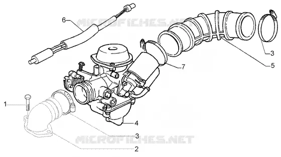 Carburateur PIAGGIO PIAGGIO-SCOOTER 50 FLY Other year  Fly 4T