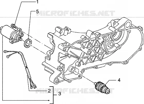 demarreur electrique PIAGGIO PIAGGIO-SCOOTER 125 HEXAGON Other year  Hexagon