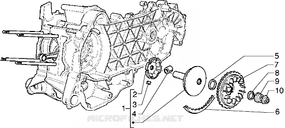 Poulie motrice PIAGGIO PIAGGIO-SCOOTER 125 HEXAGON Other year  Hexagon GTX