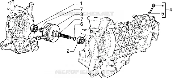 Vilebrequin PIAGGIO PIAGGIO-SCOOTER 125 HEXAGON Other year  Hexagon GTX