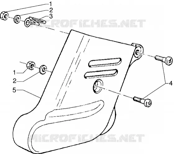 Cache-Amortisseur av. PIAGGIO PIAGGIO-SCOOTER 180 HEXAGON Other year  Hexagon GTX