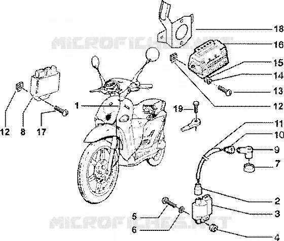 Dispositifs electriques PIAGGIO PIAGGIO-SCOOTER 150 LIBERTY Other year  Liberty Leader