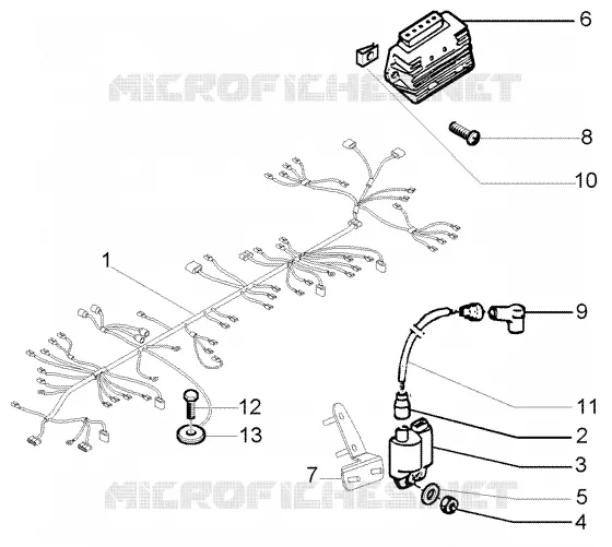 Dispositifs electriques PIAGGIO PIAGGIO-SCOOTER 50 LIBERTY Other year  Liberty 2T RST PTT (AU-D)