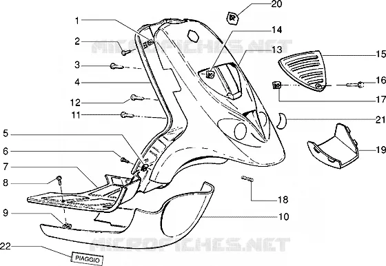 Tablier-av.-Marchepied-Spoiler PIAGGIO PIAGGIO-SCOOTER 50 NRG Before 200  NRG