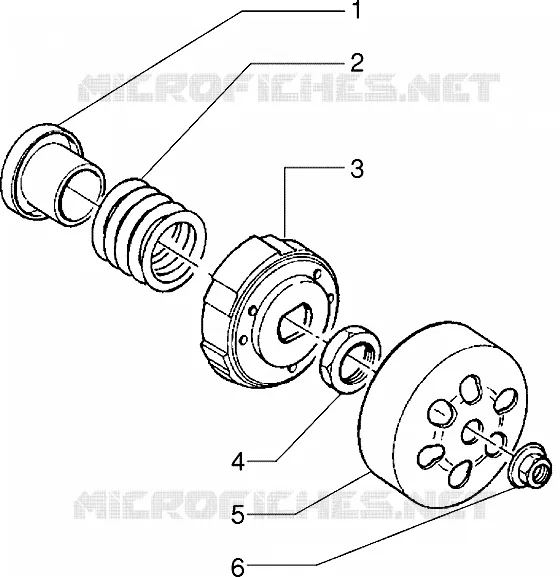 Demi-poulie entrainée PIAGGIO PIAGGIO-SCOOTER 125 SFERA Other year  Sfera RST
