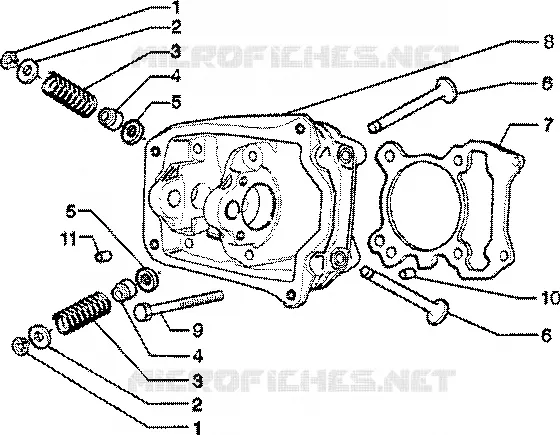 Ensemble culasse-soupapes PIAGGIO PIAGGIO-SCOOTER 150 SKIPPER Other year  Skipper 4T
