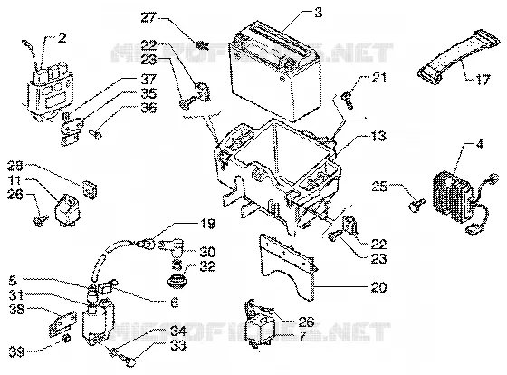 Batterie PIAGGIO PIAGGIO-SCOOTER 125 SUPER-HEXAGON Other year  Super Hexagon GTX