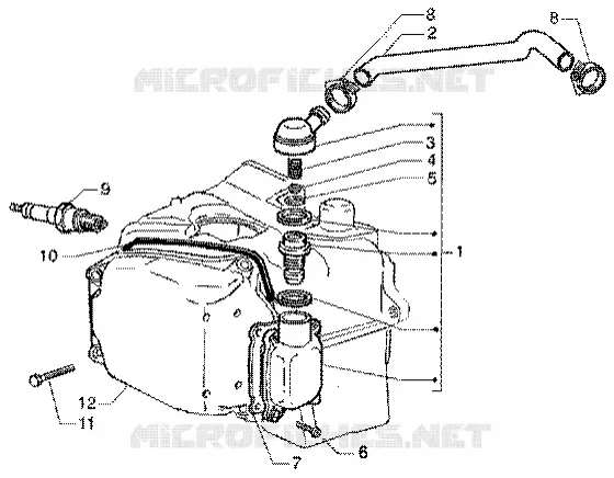 Soupape reniflard huile PIAGGIO PIAGGIO-SCOOTER 180 SUPER-HEXAGON Other year  Super Hexagon GTX