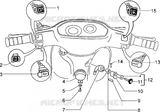 Dispositifs electriques PIAGGIO PIAGGIO-SCOOTER 125 TYPHOON Other year  Typhoon XR