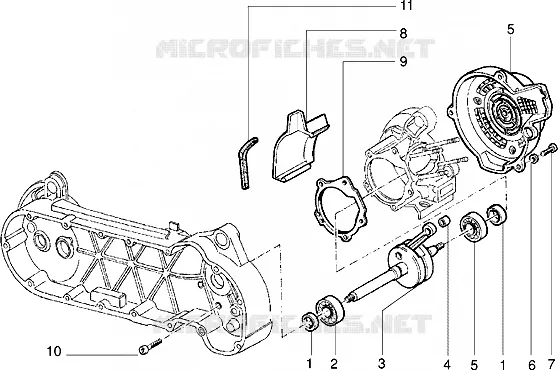 Vilebrequin PIAGGIO PIAGGIO-SCOOTER 50 VELOFAX Before 200  Velofax